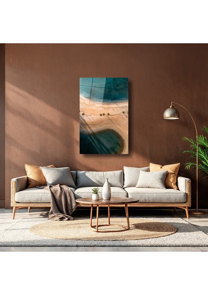 Sahil Çizgisi - Cam Tablo - DEG0029 indirimleri