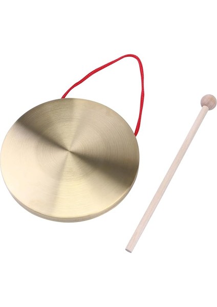 Pirinç El Gong Çin Opera Enstrümanı 15CM Çap Canlı Ses Erkek ve Kız Çocukları Koordinasyon Müzik Etkinlikleri Için Harika