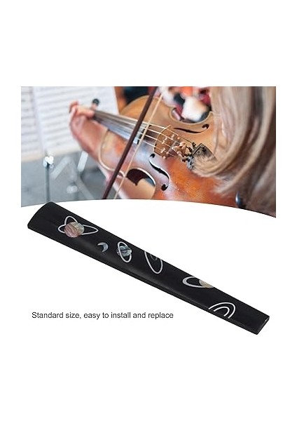 4/4 Keman Klavye, Abanoz Ahşap Klavye Değiştirme, Yaylı Çalgılar Için Keman Parmak Plakası Uyumu, Standart Boyut fiyatları