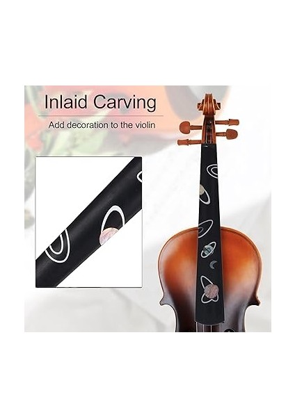 4/4 Keman Klavye, Abanoz Ahşap Klavye Değiştirme, Yaylı Çalgılar Için Keman Parmak Plakası Uyumu, Standart Boyut indirimleri