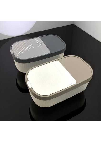 1 Adet Multibox Erzak Bakliyat Kutusu Açılır Kapak 5 Litre (32,5CM*19CM*12CM) Şeffaf 5 Litre (Asorti) modelleri