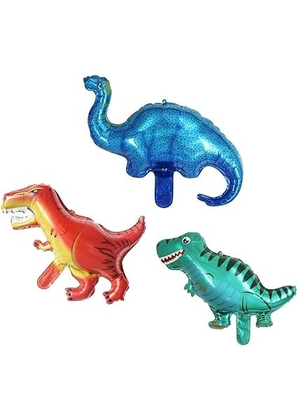3lü Dinazor Folyo Balon Set modelleri