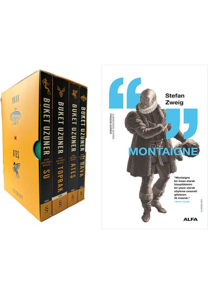 Buket Uzuner Tabiat Dörtlemesi Set + Montaigne