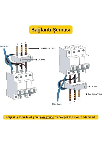 Akıllı Enerji Ölçer - 63A, Smart Life Uyumlu (AES-03W) modelleri