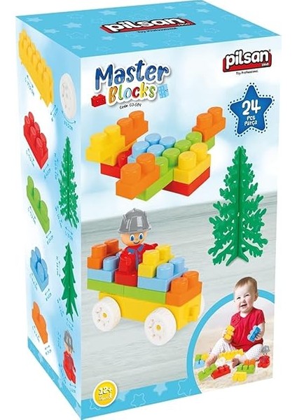 Aksesuarlı Master Bloklar (24 Parça) fiyatları