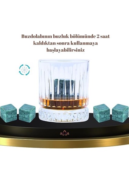 Granit 4 Adet Viski Taşı Soğutma Kesesinde Sertifikalı Babalar Günü Hediyesi fırsatları