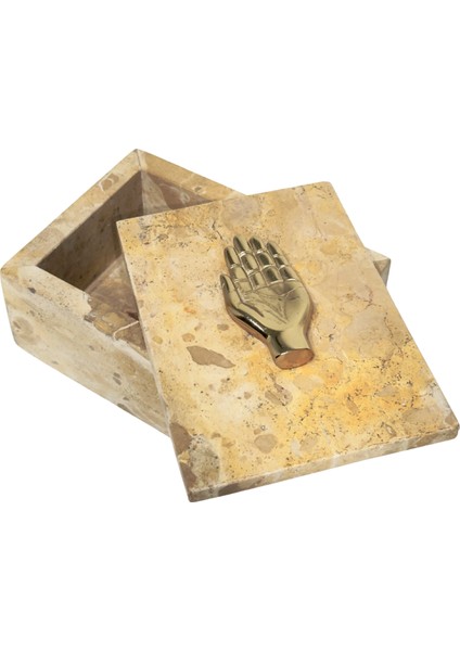 Mermer Gold El Figürlü Dekoratif Kutu fiyatları