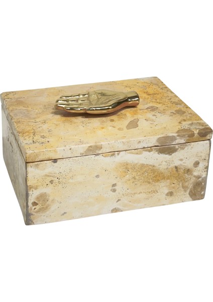 Mermer Gold El Figürlü Dekoratif Kutu modelleri