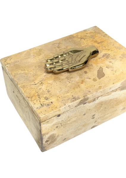 Mermer Gold El Figürlü Dekoratif Kutu fırsatları