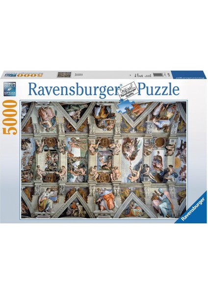 5000 Parça Yapboz Sistine Kilisesi