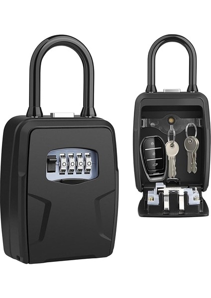 Büyük Askılı Anahtar Kasası, En Yeni Anahtar Kutusu, Hava Şartlarına Dayanıklı, 4 Haneli Anahtar Kasası, Anahtar Saklama Kutusu, Anahtar, Araba Anahtarı, Ic Kartı, Ev, Garaj Için Sağlam