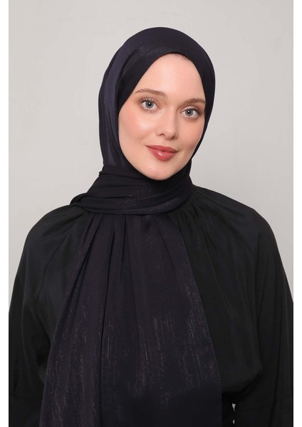 Lacivert Simli Elmas Şal modelleri