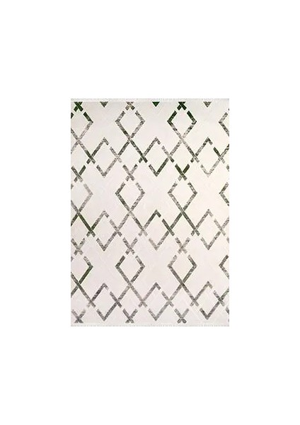 Teruel Modern Bej Viskon ve Akrilik Pamuk Tabanlı Makine Halısı