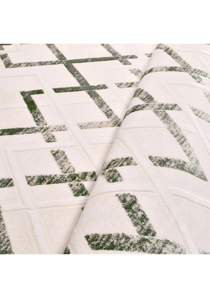 Teruel Modern Bej Viskon ve Akrilik Pamuk Tabanlı Makine Halısı fırsatları