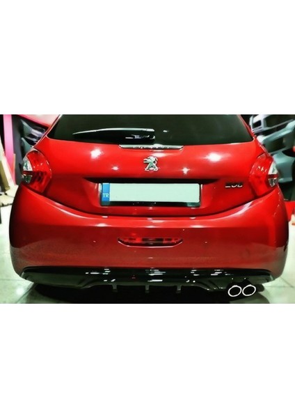 208 Uyumlu Custom Difüzör 2012-2019 (Plastik) Parlak Siyah