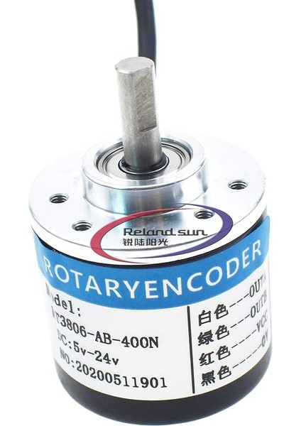 Sun Artımlı Optik Döner Kodlayıcı Ab Faz 100P/R 200P/R 360P/R 400P/R 600P/R 1000P/R Geniş Voltaj Güç Kaynağı Dc 5-24V 6mm Şaft Dörtlü (1000 Hat) indirimleri