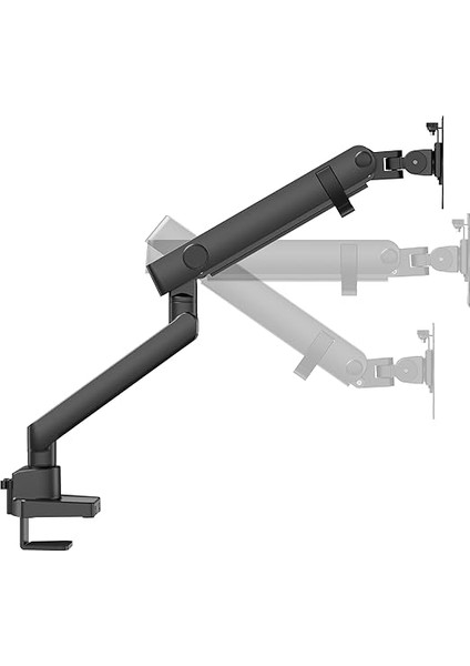 Monitör Tutucu 17" - 35" Ekranlar Için 12KG Taşıyabilir, LCD LED Vesa Kolları, Eğilebilir Döndürülebilir Kablo Kılavuzlu Ergonomik Ekran Tutucu - Siyah modelleri