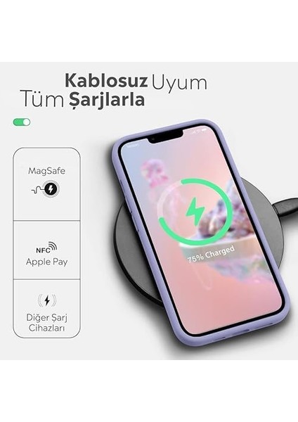 Kılıf Ince Sıvı Silikon 3 Katmanlı Tam Kaplamalı Yumuşak Jel Kauçuk Kılıf Kapak (Koyu Lila, 11) modelleri