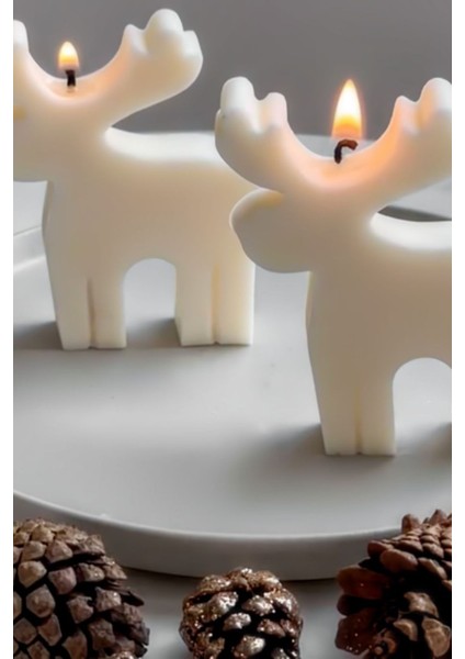 Christmas Yılbaşı Mumları 2’li Set