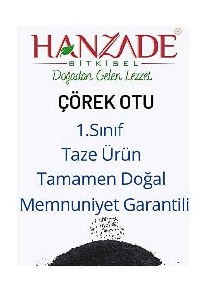 Hanzade Bitkisel Çörek Otu Tane 500 gr modelleri