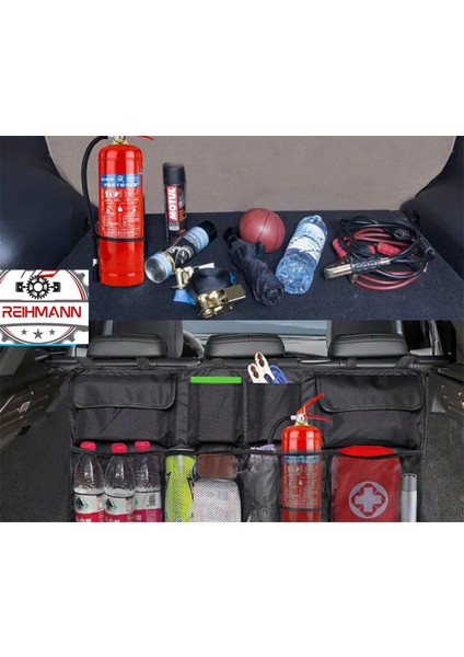 Citroen Berlingo 2009-2010-2011-2012-2013-2014-2015-2016-2017-2018 Araç Bagaj Organizer 8 Cepli Araç Bagaj Düzenleyici Çanta Organizer, Araba Çantası, Oto Içi Aksesuar Otomobil Aksesuarları indirimleri