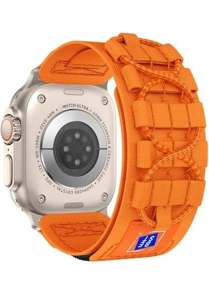 Ile Uyumlu 42MM Krd-99 Hasır Kordon Turuncu modelleri