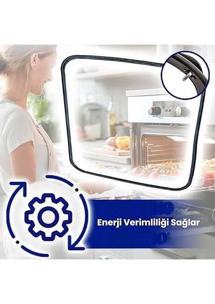 ve Indesit ile Uyumlu Fırın Kapak Contası, 420 x 305MM indirimleri