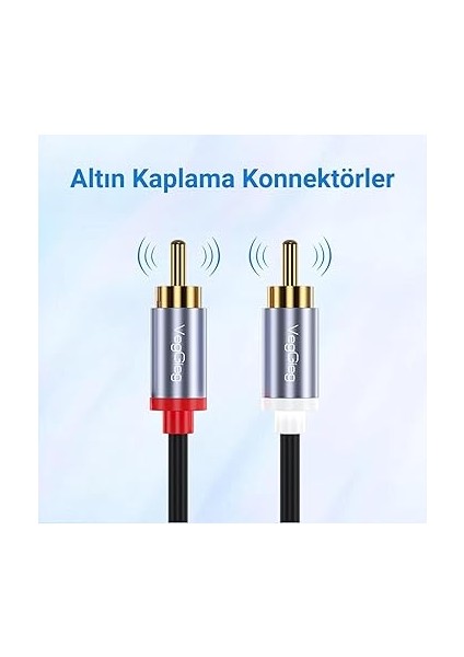 USB Type-C To 2 Rca Ses Kablosu 1.5 Metre modelleri