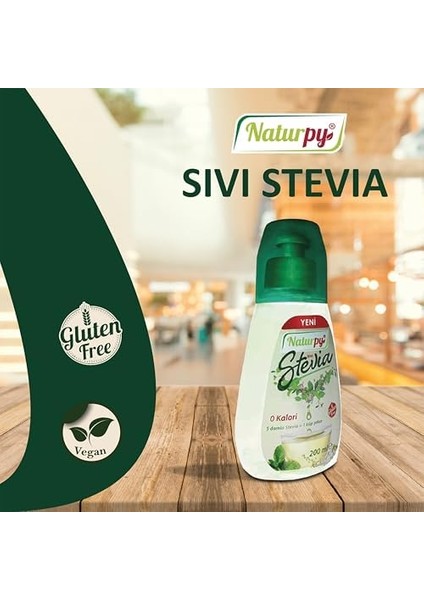 Naturpy Sıvı Stevia Tatlandırıcı 200 ml fiyatları