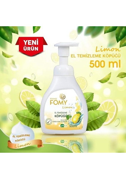 Limon Köpük Sabun El Yüz Vücut 500 ml fırsatları