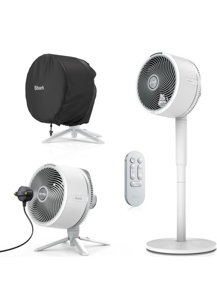 Flexbreeze Portatif Fan, Iç ve Dış Mekanlara Uygun, Şarj Edilebilir, Buhu Aparatlı, Kumandalı, 24 Saate Kadar Şarjlı Kullanım