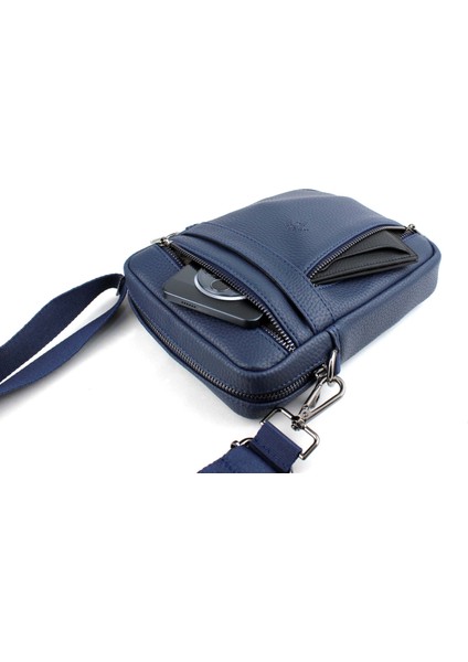 Erkek Lacivert Askılı Postacı Çanta Omuz Çantası indirimleri