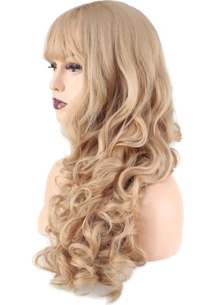 Dalgalı Perçemli Uzun Fiber Sentetik Peruk - Balköpüğü fırsatları