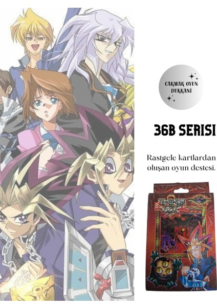1 Kutu Yugioh Destesi 36B Kart Serisi Yu-Gı-Oh! Kartları