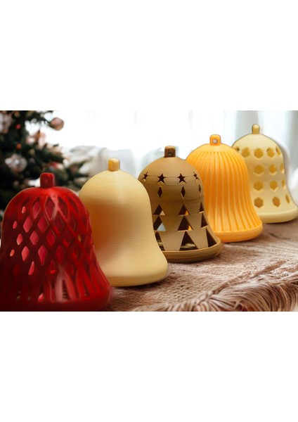 Ikizler 5'li Çan Yılbaşı Çam Ağacı Süsleri