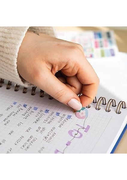 Spiralli Lastikli Sert Kapak Kareli Not Defteri Kiraz fırsatları