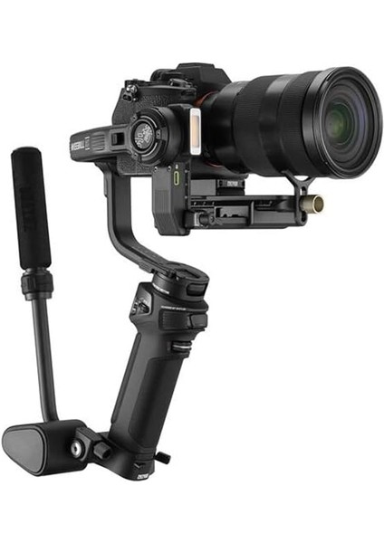3s Combo El Kamerası 3 Eksenli Gimbal Sabitleyici Hızlı Bırakma Dahili Dou Işığı Pd Hızlı Şarj Edilen Pil Maks. Sony Nikon Dslr Aynasız Kameralar Için 3kg / 6.6lbs Değiştirme modelleri