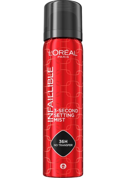 Parıs Infaillible 3-Second Makyaj Sabitleme Spreyi