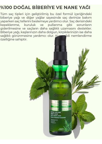 Dermokil Biberiye Saç Bakım Yağı 75 ml fiyatları
