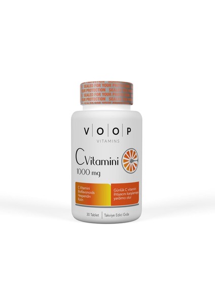 Voop C Vitamini 1000 Miligram 30 Tablet