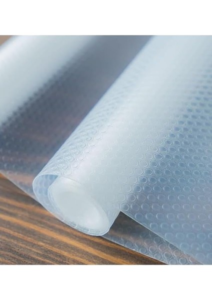 (45CM x 10METRE) Şeffaf Kaymaz Dolap Içi Çekmece Raf Örtüsü Çekmece Astarı Raf Astarı fırsatları