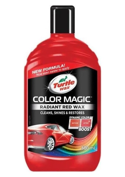 Wax Renkli Cila, Kırmızı, 500 ml