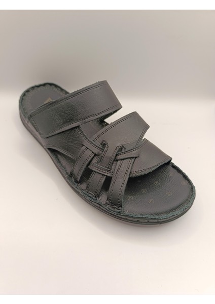 Erkek Hakiki Deri Terlik Yumuşak Puf Yazlık Ortopedik Terlik fiyatları