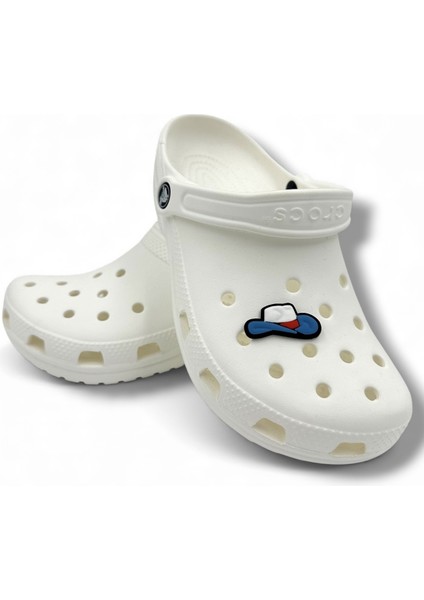 Terlik Süsü ve Aksesuarı , Çanta Süsü – Jibbitz 3D Kovboy Şapkası Figür Aksesuar modelleri