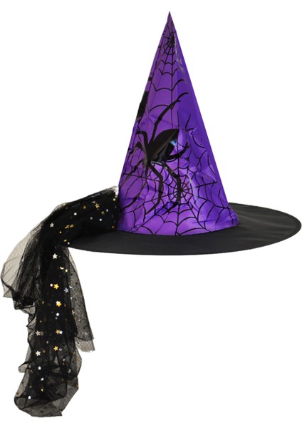 Halloween Aksesuar -Cadı Şapkası- 38X34 cm