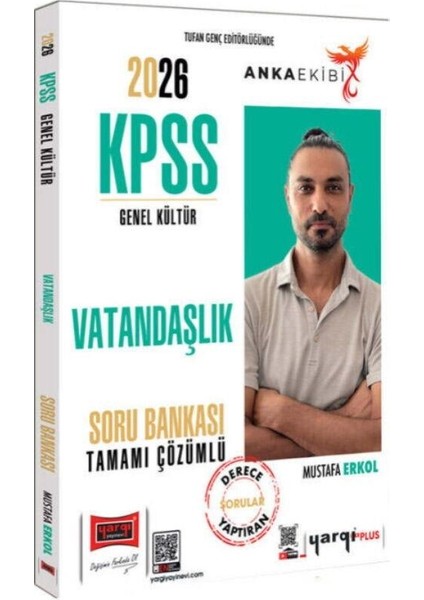 Yargı Yayınları 2026 Kpss Genel Kültür Vatandaşlık Tamamı Çözümlü Soru Bankası