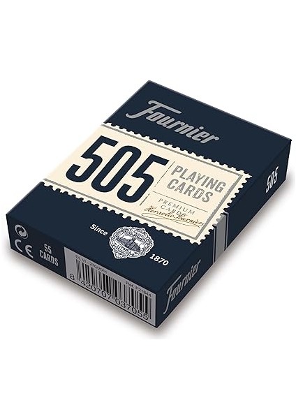 Poker Oyun Kartları Nº 505, Standard Endeks, Kırmızı/mavi modelleri