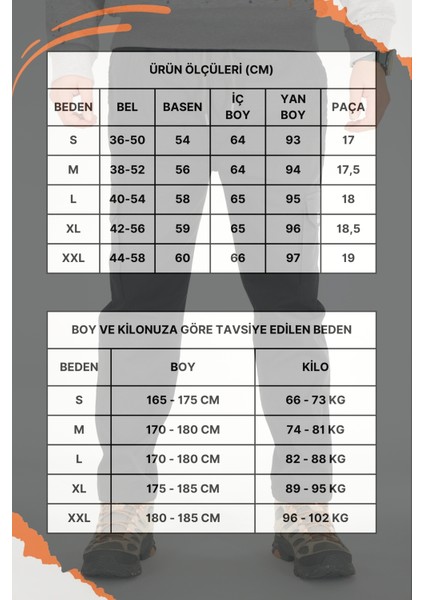 Erkek Siyah Kargo Cepli Pantolon Rahat Kesim Pamuklu Lastikli Bel fırsatları