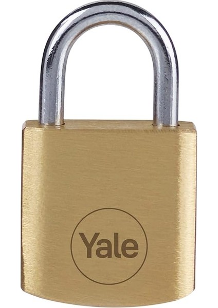 Y110B/20/111/1 - 20MM Pirinç Asma Kilit - Standart Koruma - Çelik Halka - 3 Anahtar, Sarı, 3.5mm indirimleri