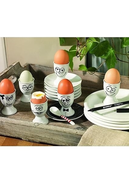 4200 Fırça Uçlu Porselen Kalemi - Siyah - 1 Kalem - Fırça Ucu 1-4 mm indirimleri